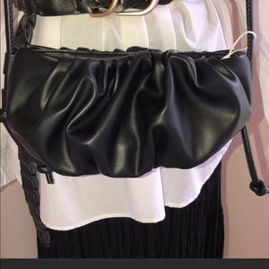 NWT WORTHINGTON Black cloud small crossbody/clutch 2.5’Dx4.5”Hx8.5’W